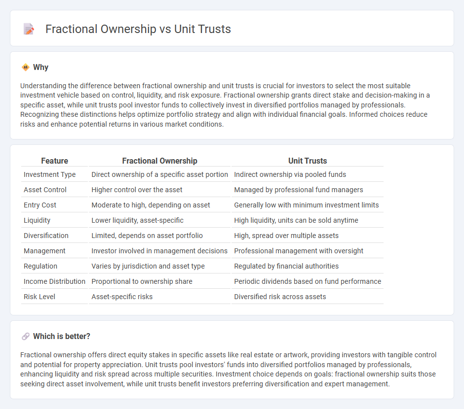 Fractional Ownership vs Unit Trusts in Investment