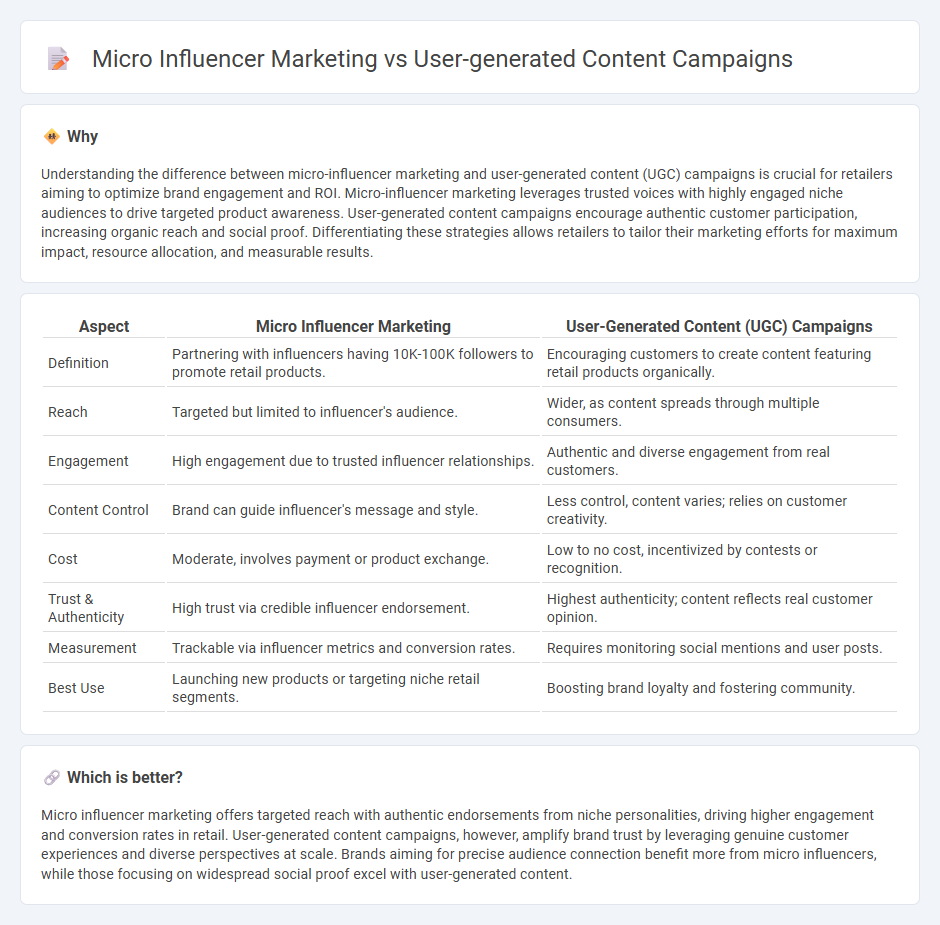 Micro Influencer Marketing vs User-Generated Content Campaigns in Retail
