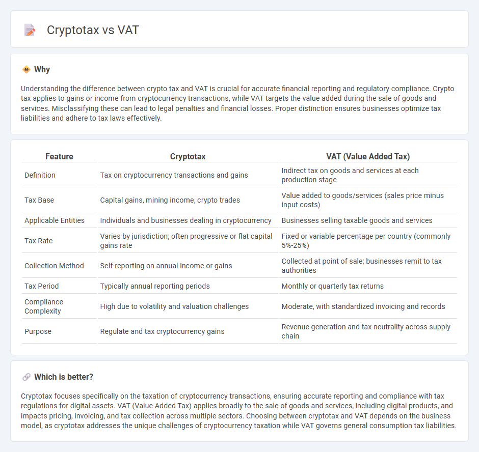Cryptotax vs Vat in Accounting