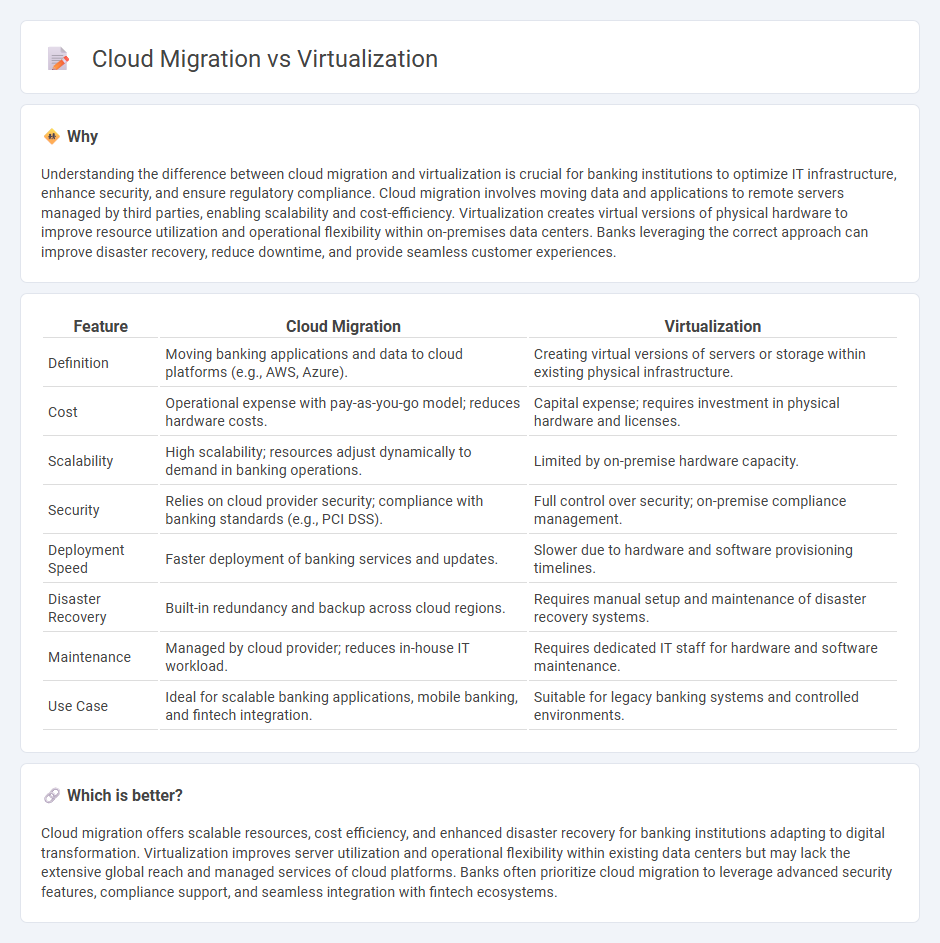 Cloud Migration vs Virtualization in Banking