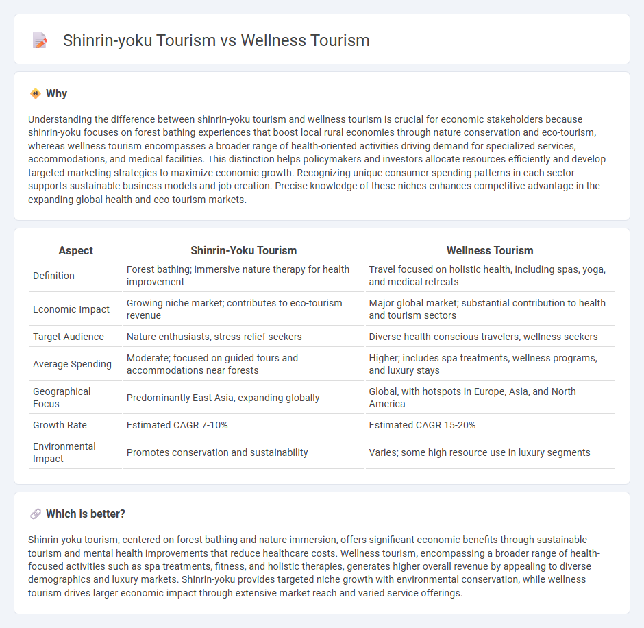 Shinrin-Yoku Tourism vs Wellness Tourism in Economy