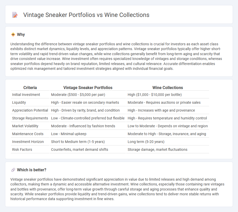 Vintage Sneaker Portfolios vs Wine Collections in Investment