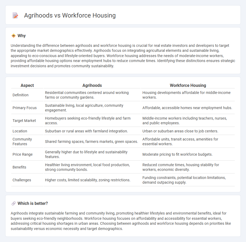 Agrihoods vs Workforce Housing in Real Estate