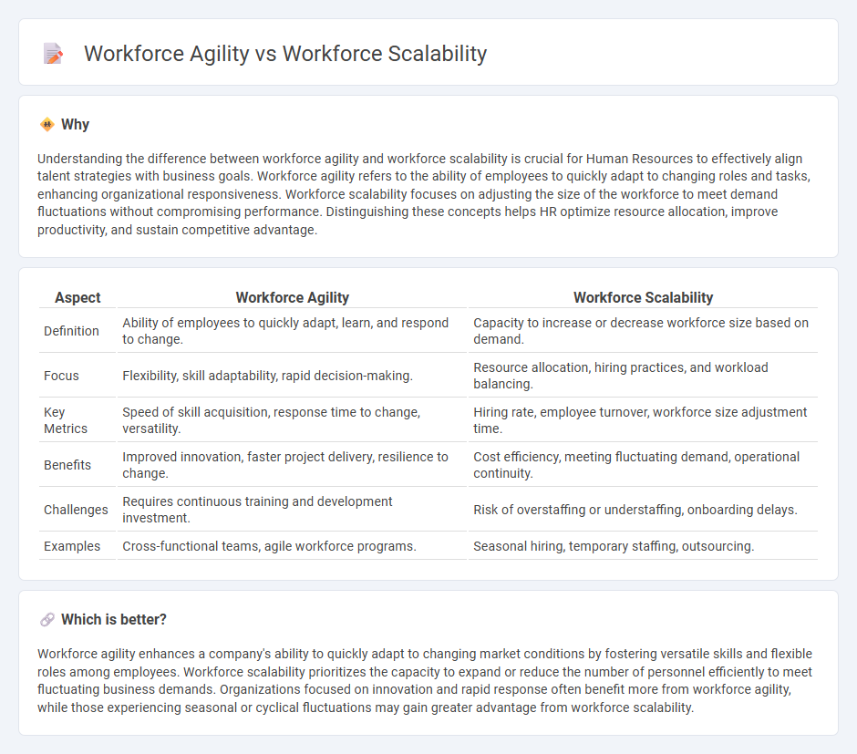 Workforce Agility vs Workforce Scalability in Human Resources