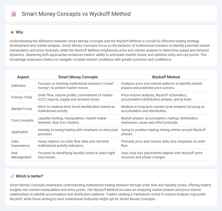 Smart Money Concepts vs Wyckoff Method in Trading