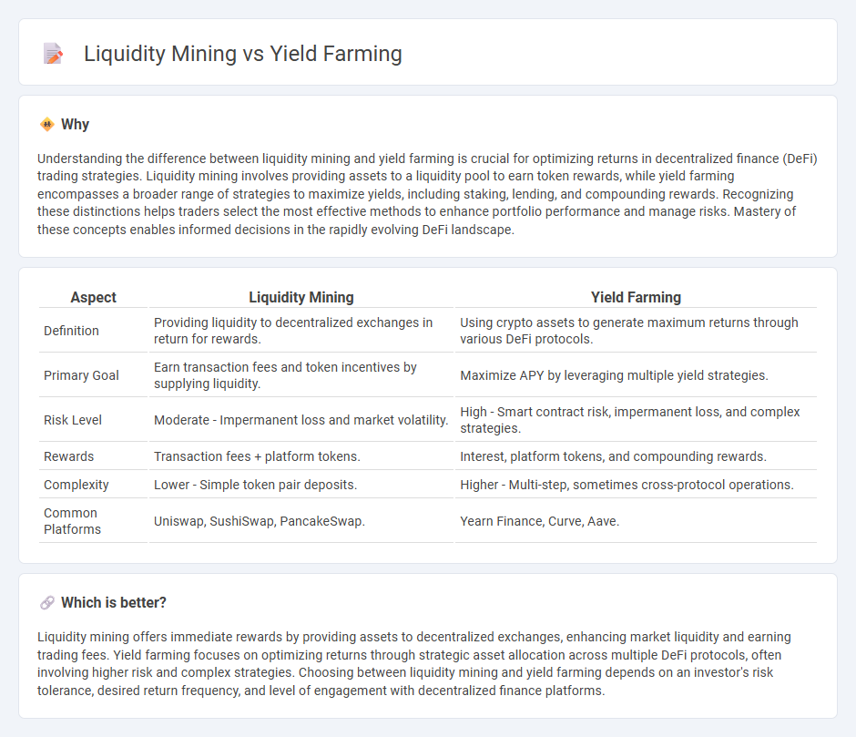 Liquidity Mining vs Yield Farming in Trading