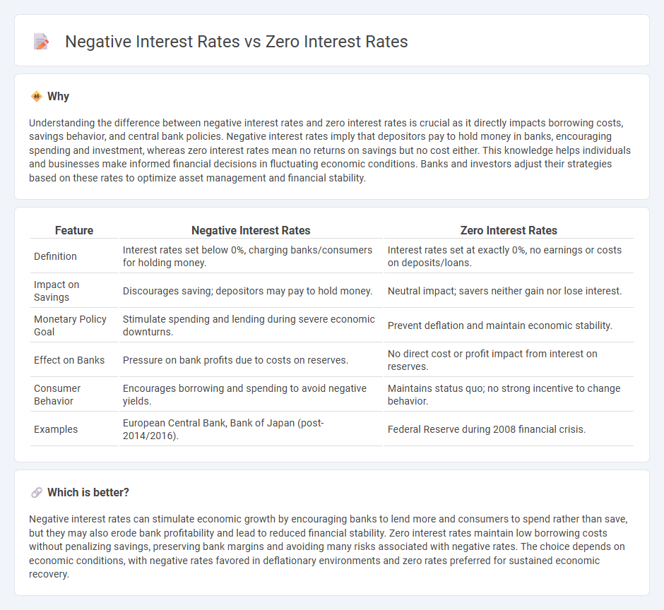 Negative Interest Rates vs Zero Interest Rates in Banking