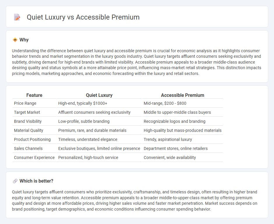Quiet Luxury vs Accessible Premium in Economy