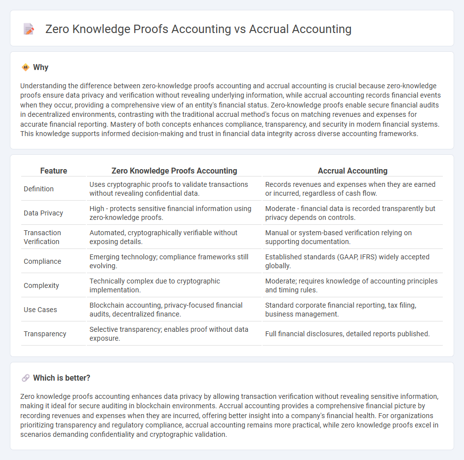 Zero Knowledge Proofs Accounting vs Accrual Accounting in Accounting
