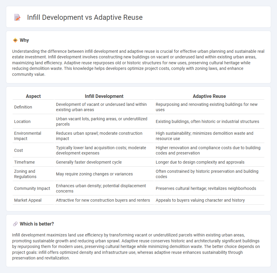 Infill Development vs Adaptive Reuse in Real Estate