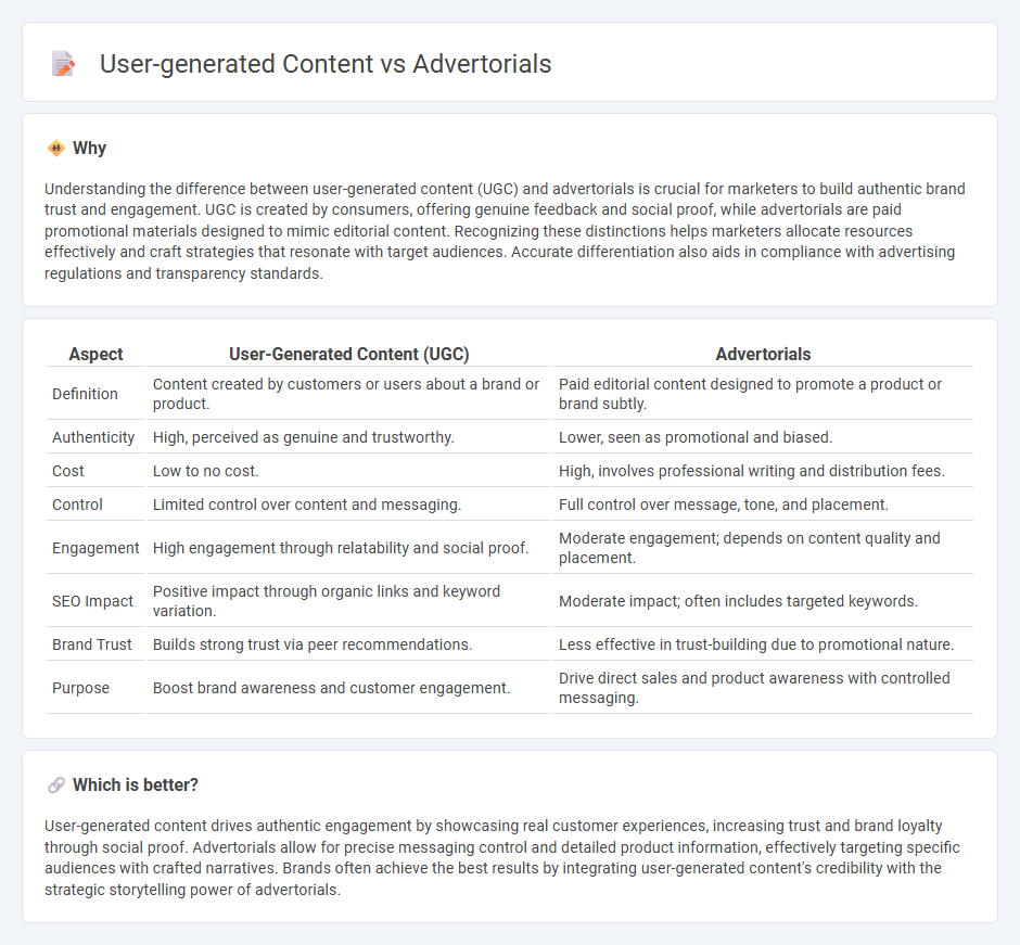 User-Generated Content vs Advertorials in Marketing