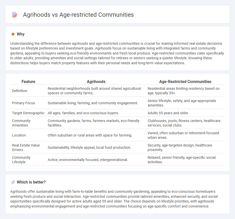 Agrihoods vs Age-Restricted Communities in Real Estate