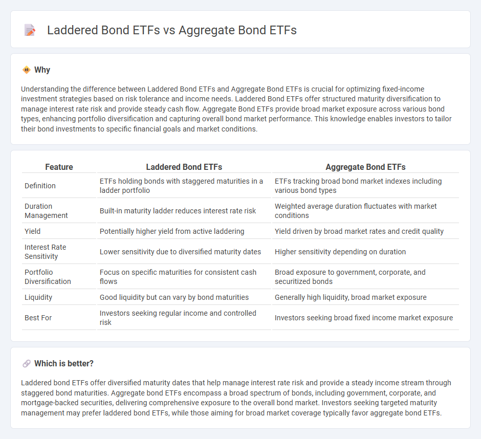 Laddered Bond Etfs vs Aggregate Bond Etfs in Finance