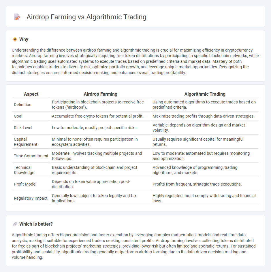 Airdrop Farming vs Algorithmic Trading in Trading