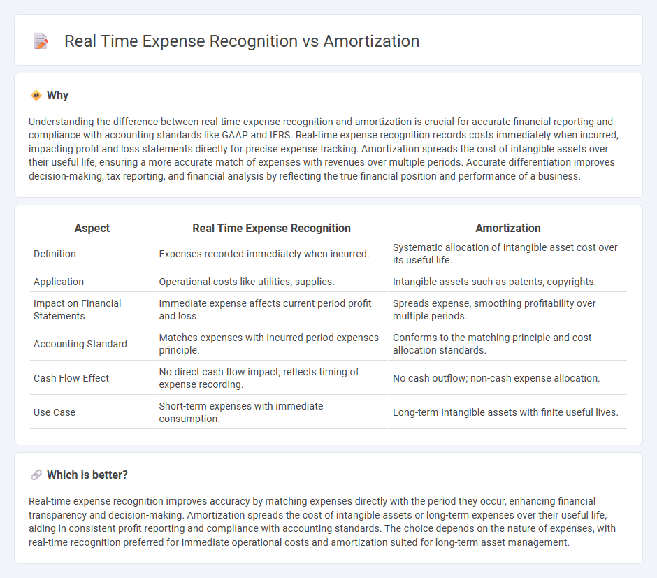 Real Time Expense Recognition vs Amortization in Accounting