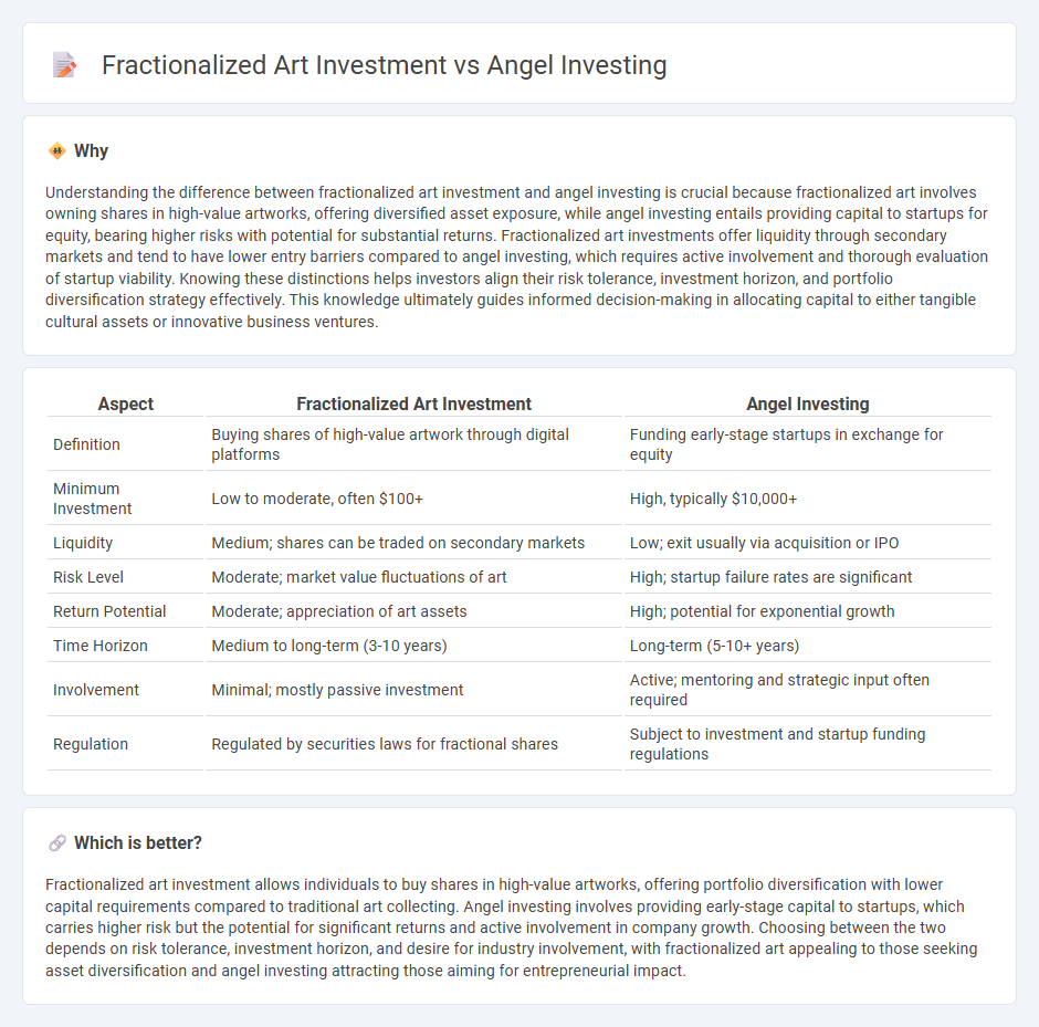 Fractionalized Art Investment vs Angel Investing in Investment