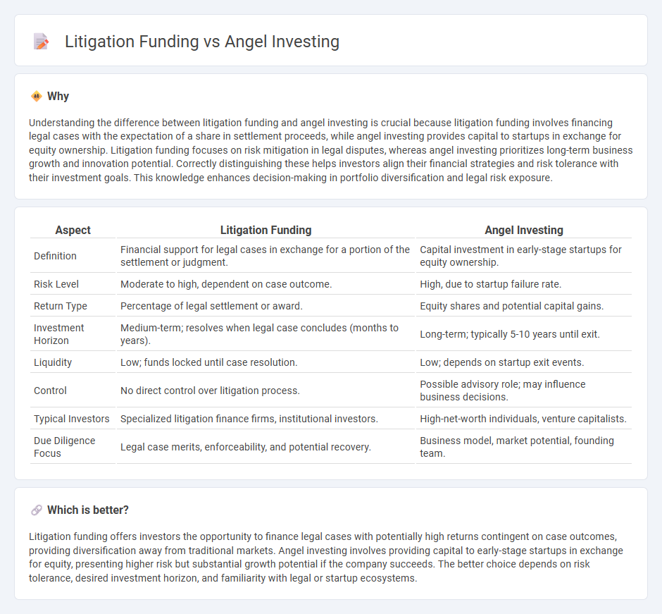 Litigation Funding vs Angel Investing in Investment