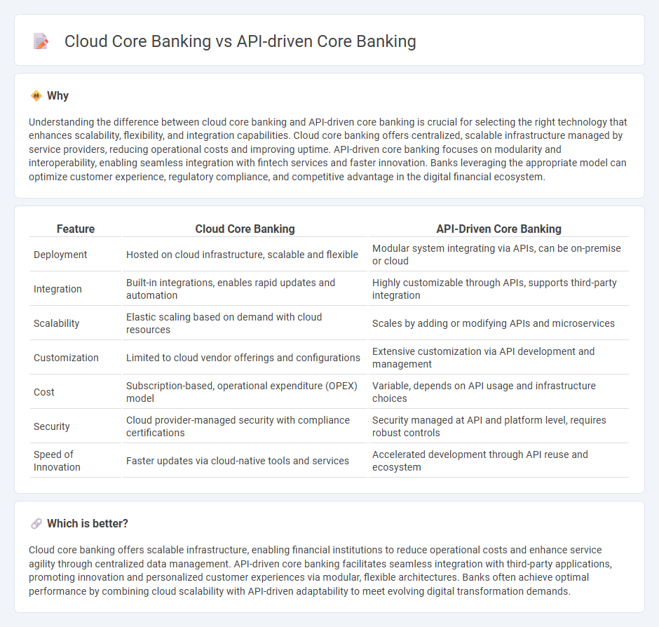Cloud Core Banking vs Api-Driven Core Banking in Banking