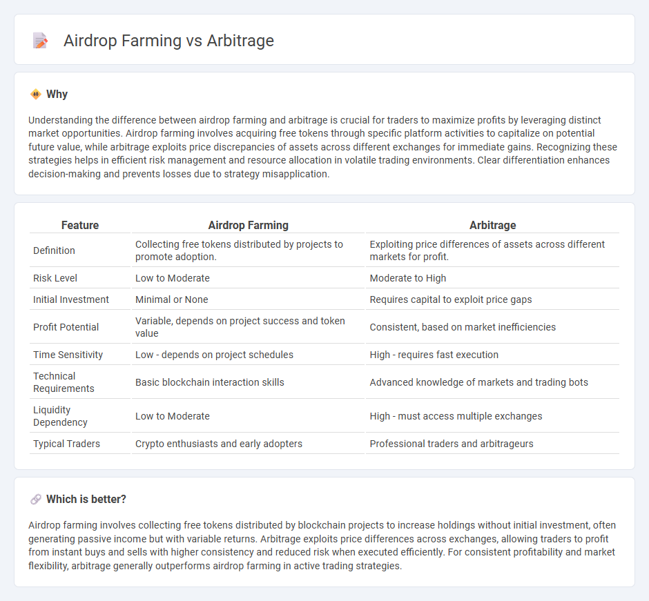 Airdrop Farming vs Arbitrage in Trading