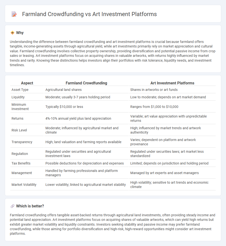 Farmland Crowdfunding vs Art Investment Platforms in Investment