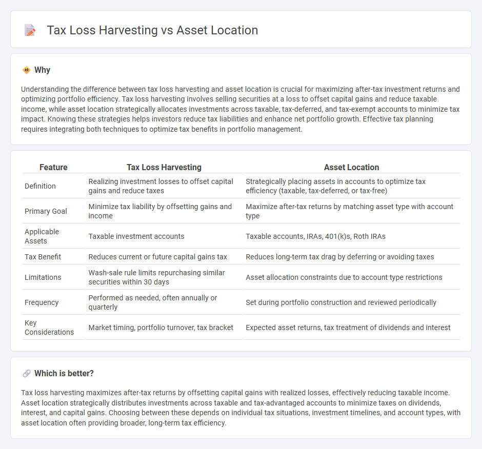 Tax Loss Harvesting vs Asset Location in Finance
