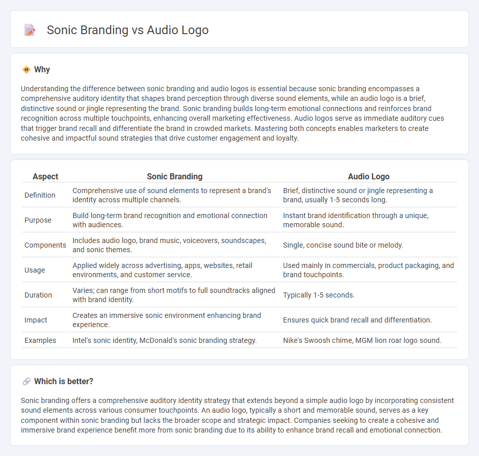Sonic Branding vs Audio Logo in Marketing