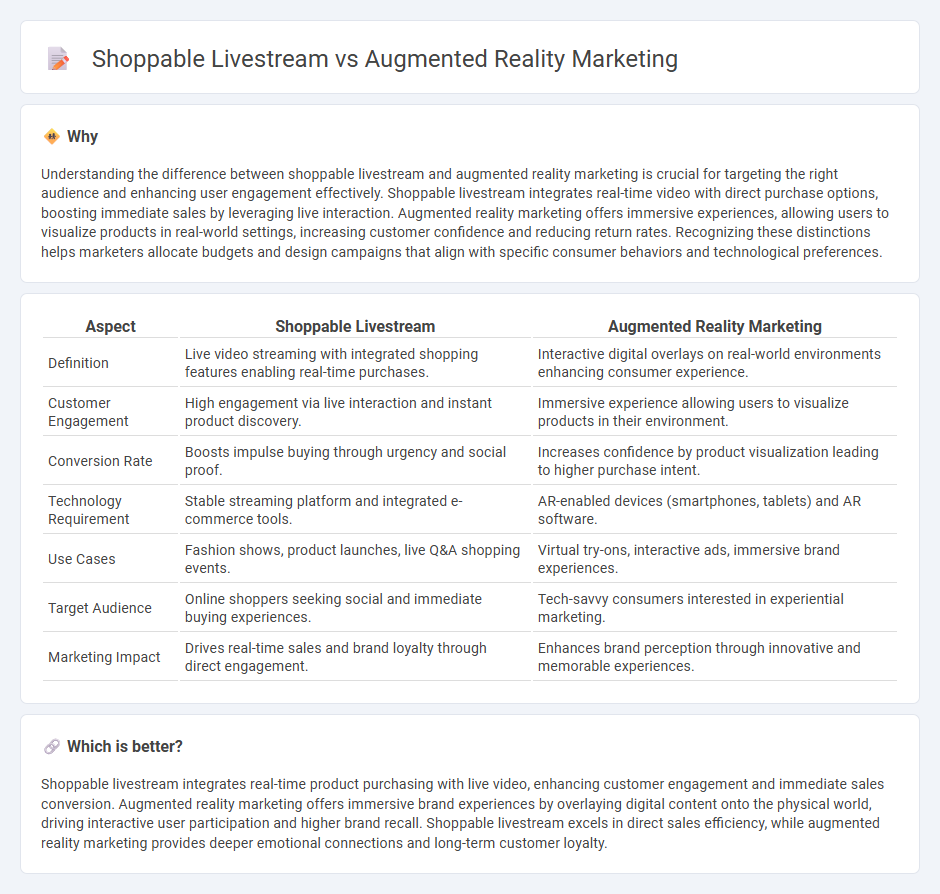 Shoppable Livestream vs Augmented Reality Marketing in Marketing