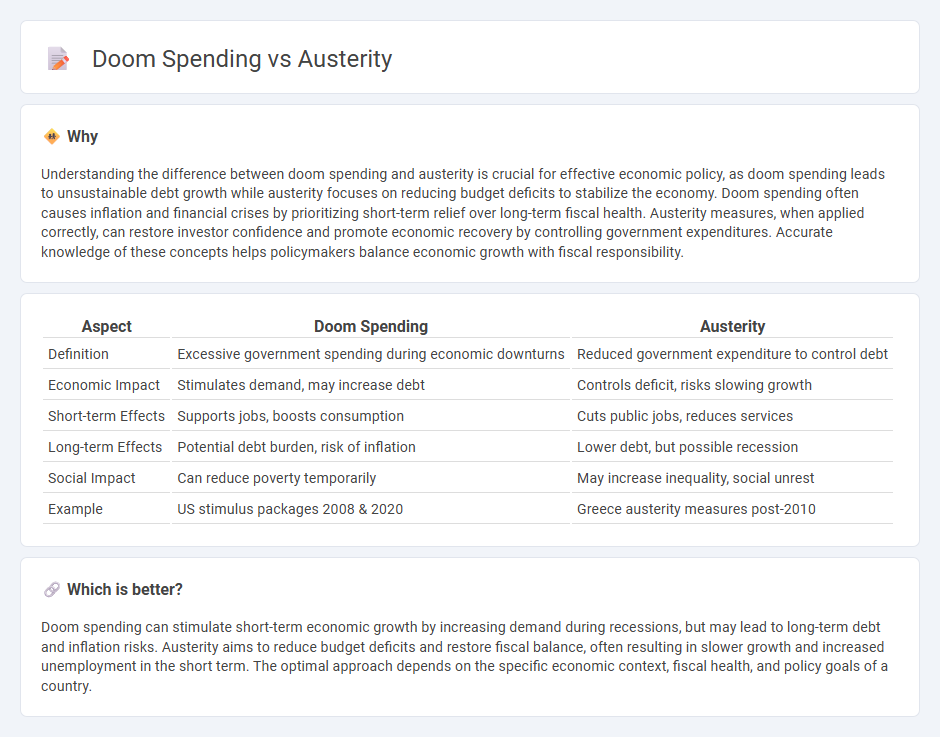 Doom Spending vs Austerity in Economy