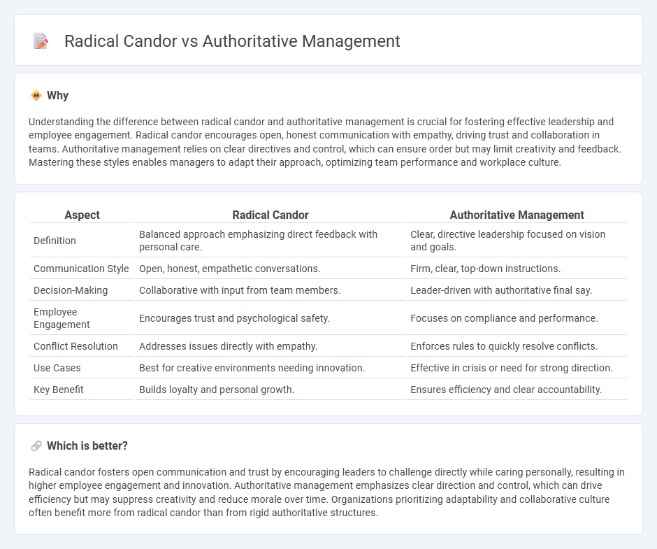 Radical Candor vs Authoritative Management in Management