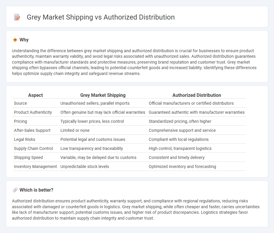 Grey Market Shipping vs Authorized Distribution in Logistics