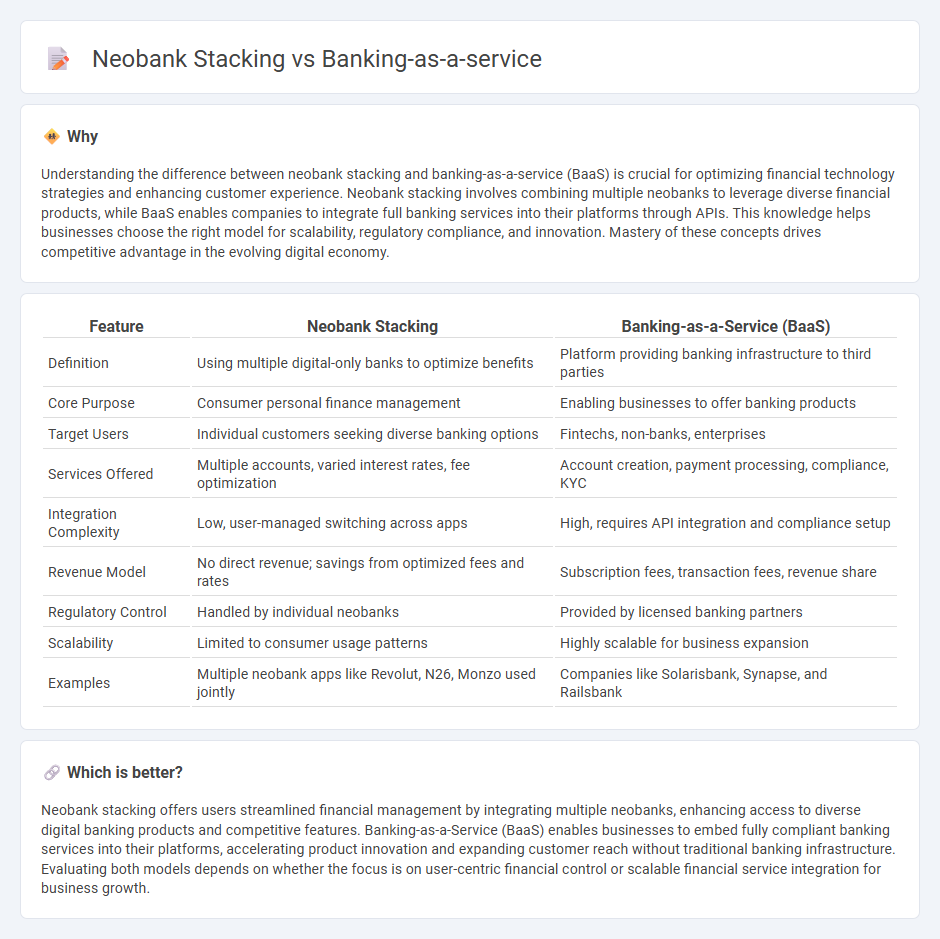 Neobank Stacking vs Banking-As-A-Service in Economy