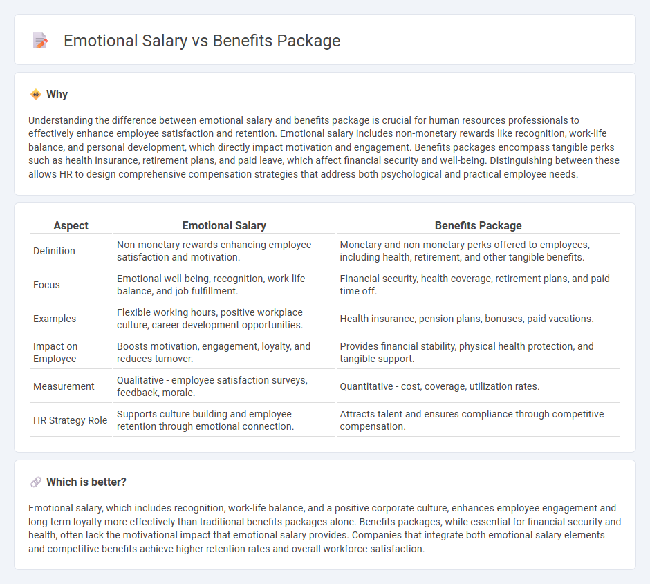 Emotional Salary vs Benefits Package in Human Resources