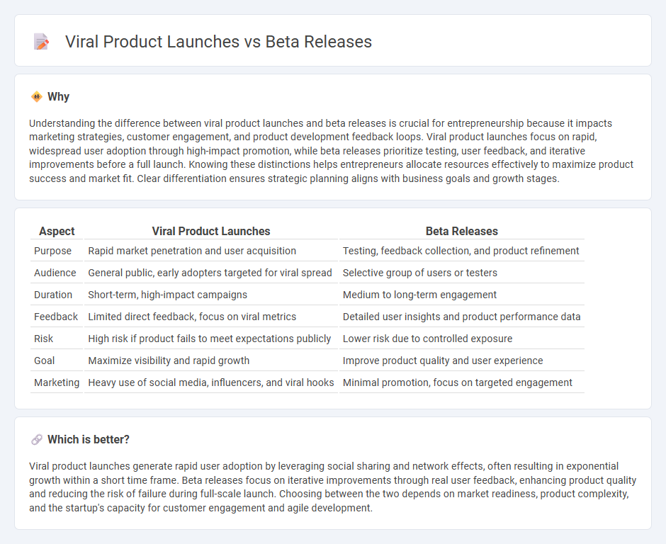 Viral Product Launches vs Beta Releases in Entrepreneurship