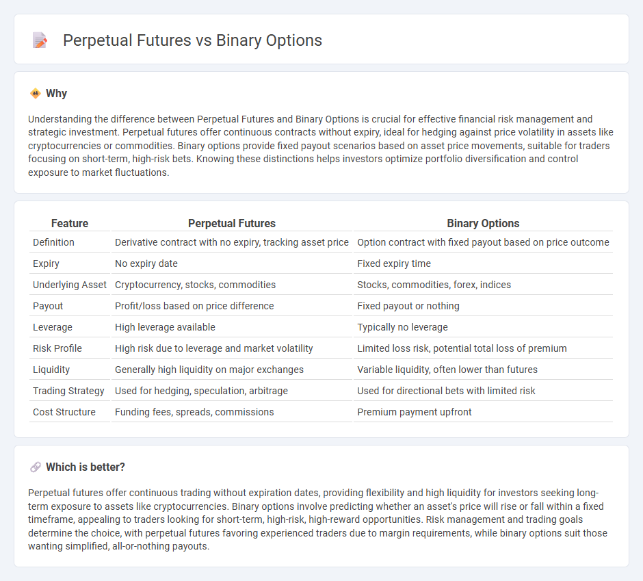 Perpetual Futures vs Binary Options in Finance