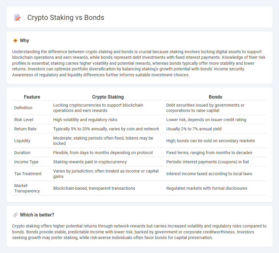 Crypto Staking vs Bonds in Investment