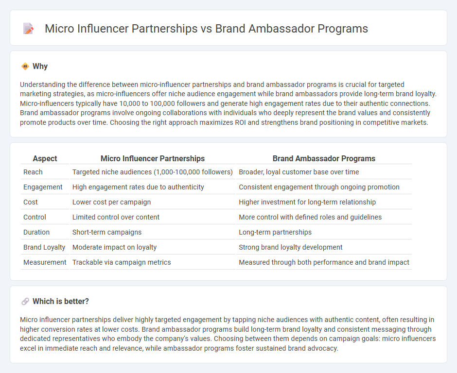 Micro Influencer Partnerships vs Brand Ambassador Programs in Marketing