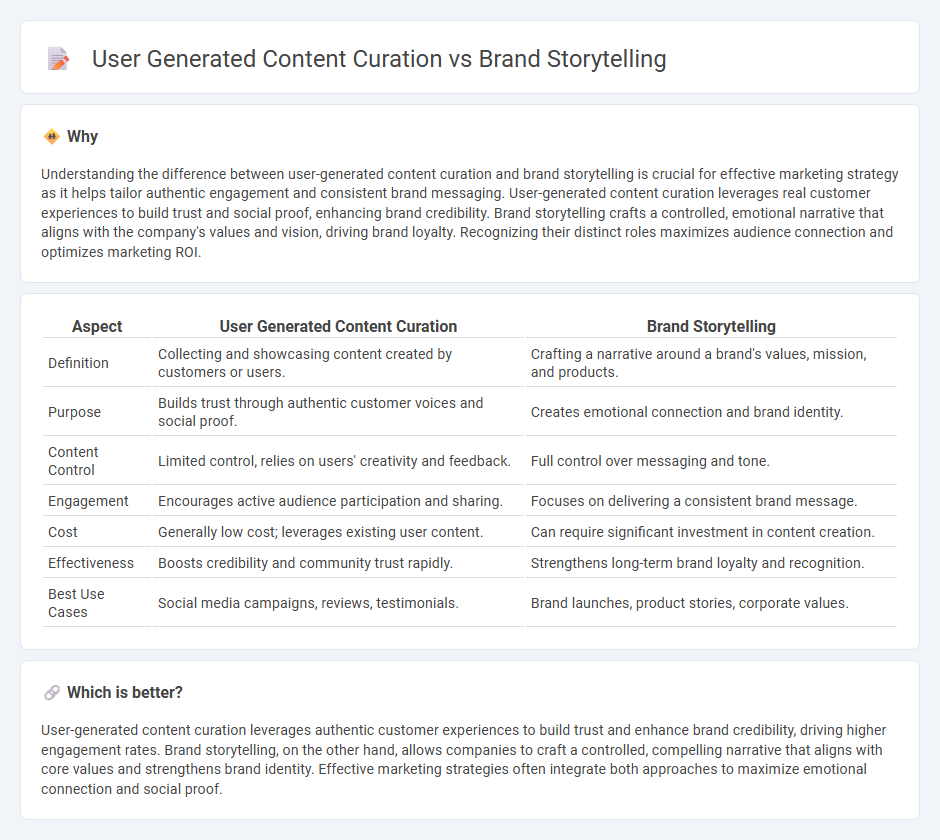 User Generated Content Curation vs Brand Storytelling in Marketing