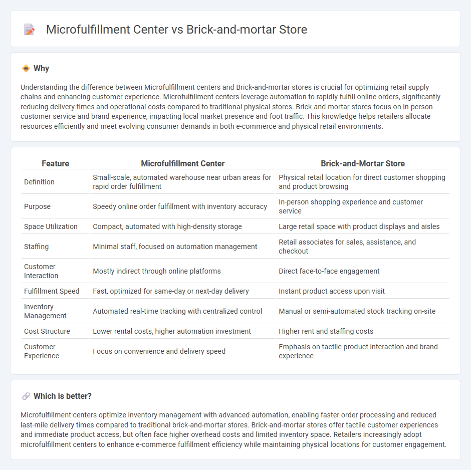 Microfulfillment Center vs Brick-And-Mortar Store in Retail
