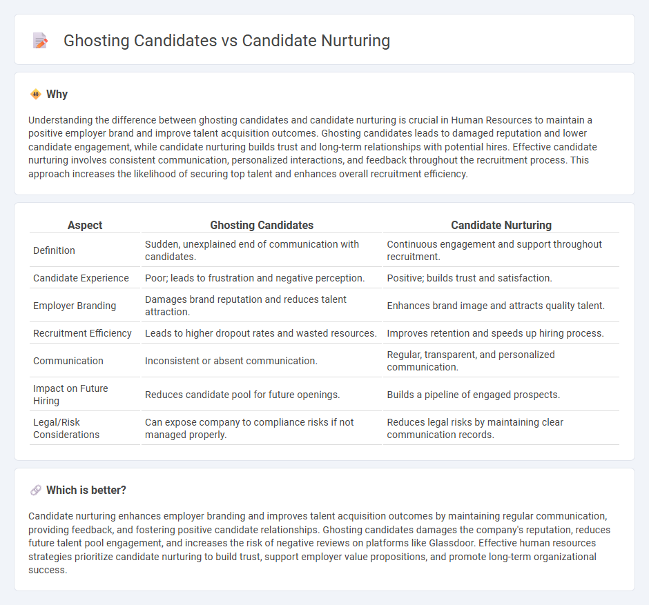 Ghosting Candidates vs Candidate Nurturing in Human Resources