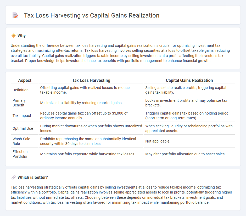 Tax Loss Harvesting vs Capital Gains Realization in Finance