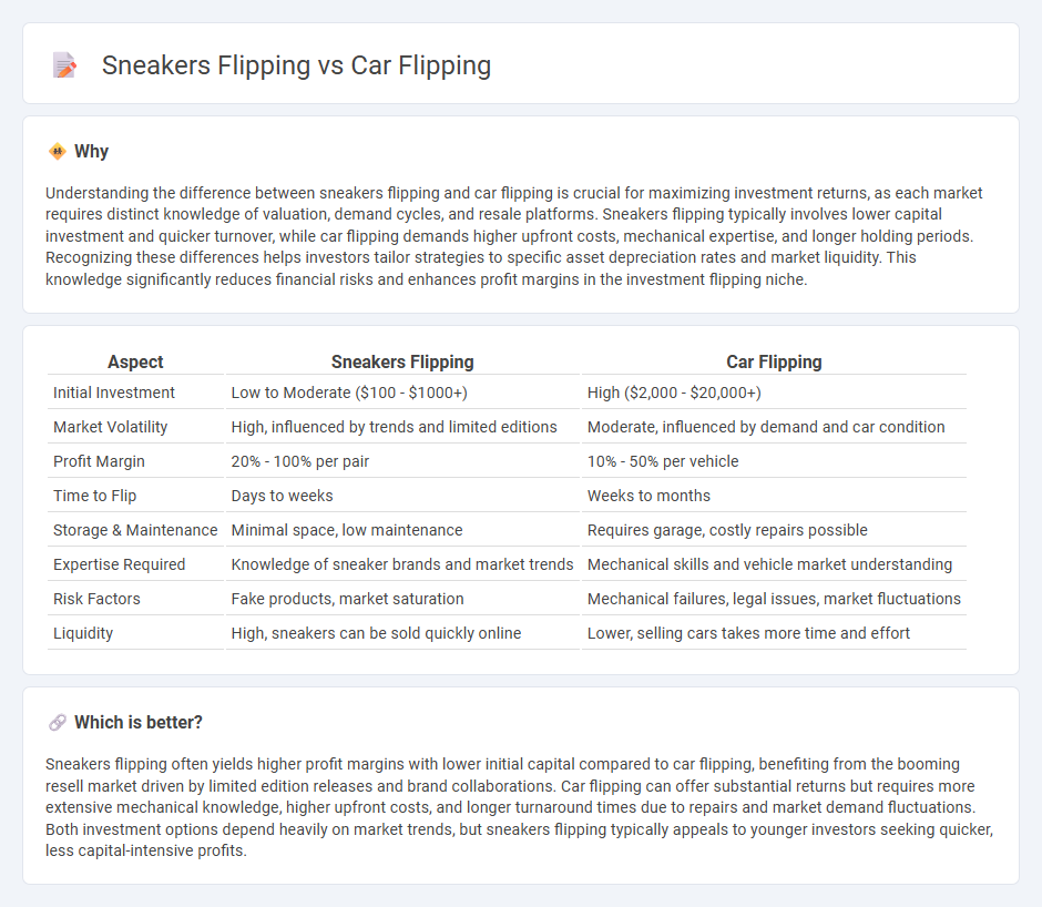Sneakers Flipping vs Car Flipping in Investment