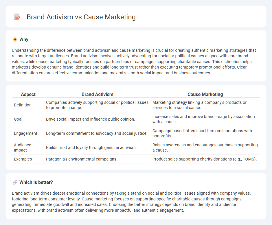 Brand Activism vs Cause Marketing in Marketing