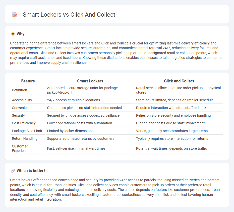 Smart Lockers vs Click And Collect in Logistics
