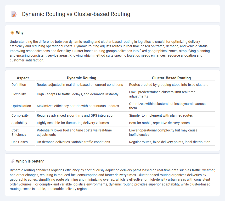 Dynamic Routing vs Cluster-Based Routing in Logistics