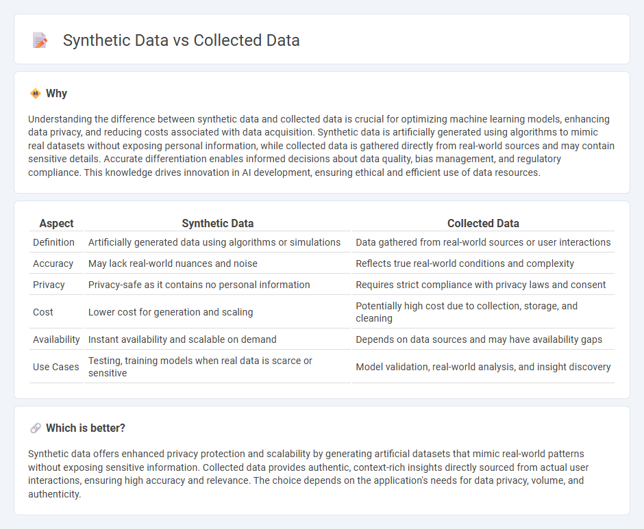 Synthetic Data vs Collected Data in Technology