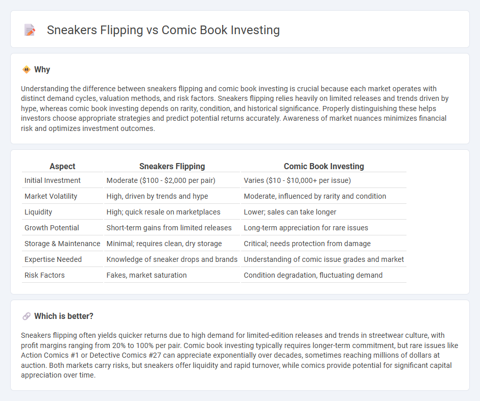 Sneakers Flipping vs Comic Book Investing in Investment