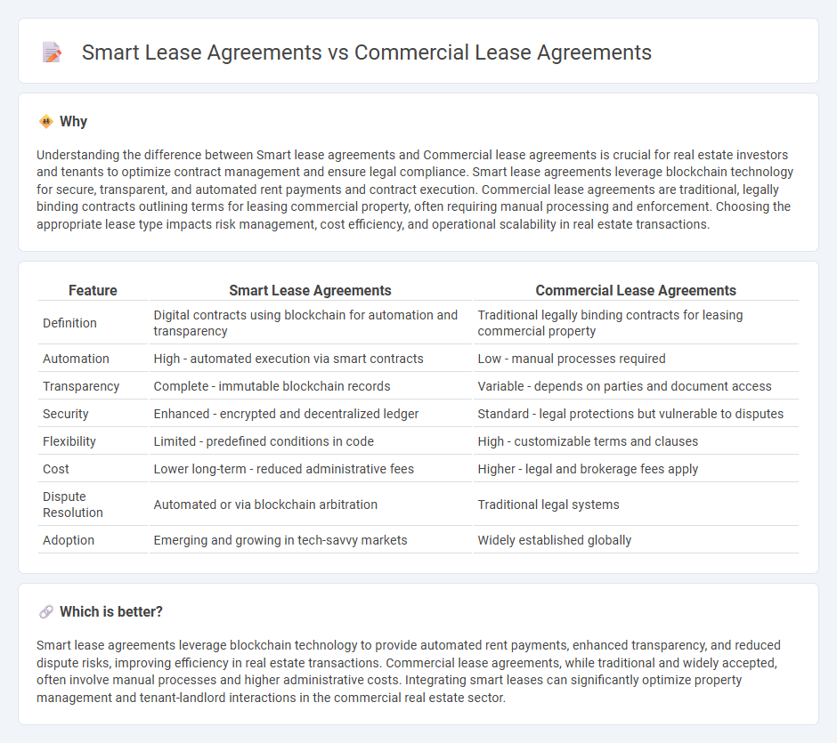 Smart Lease Agreements vs Commercial Lease Agreements in Real Estate