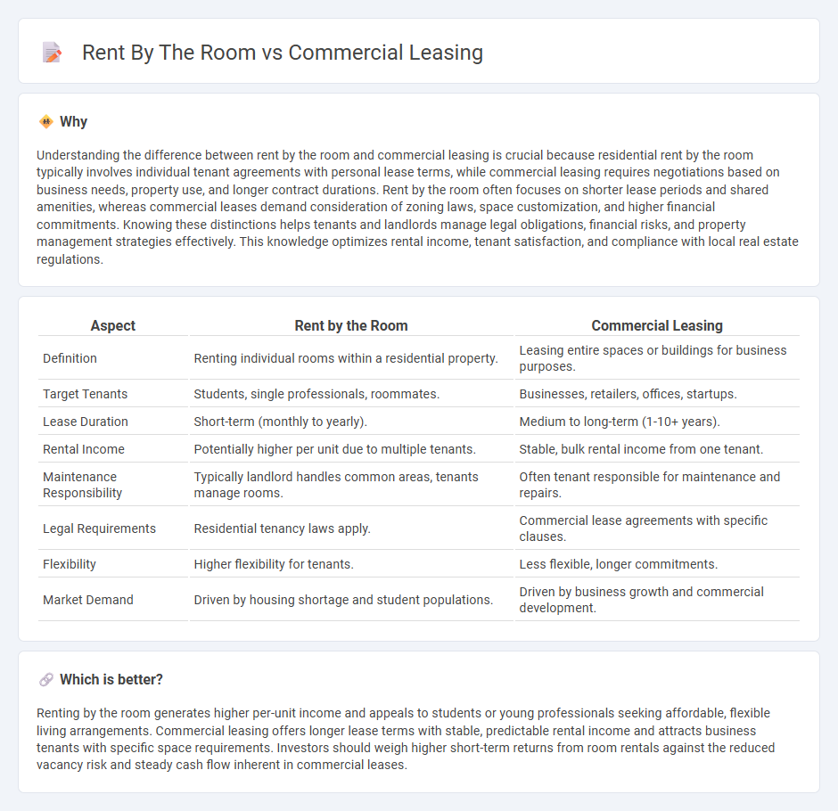 Rent By The Room vs Commercial Leasing in Real Estate