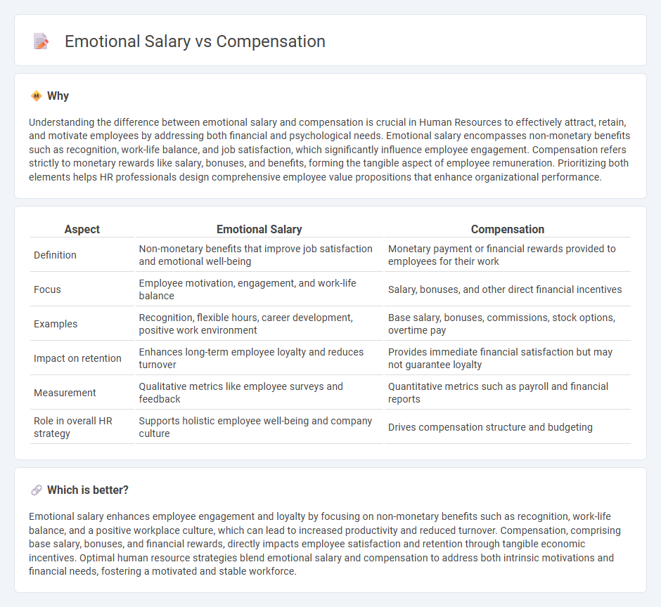 Emotional Salary vs Compensation in Human Resources