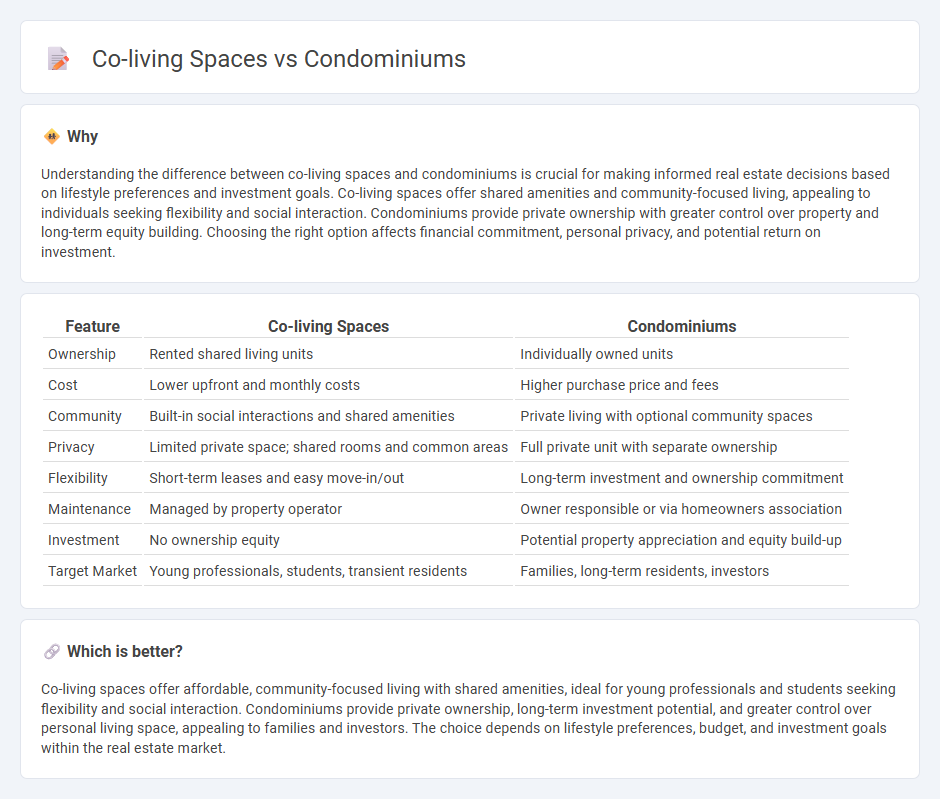 Co-Living Spaces vs Condominiums in Real Estate